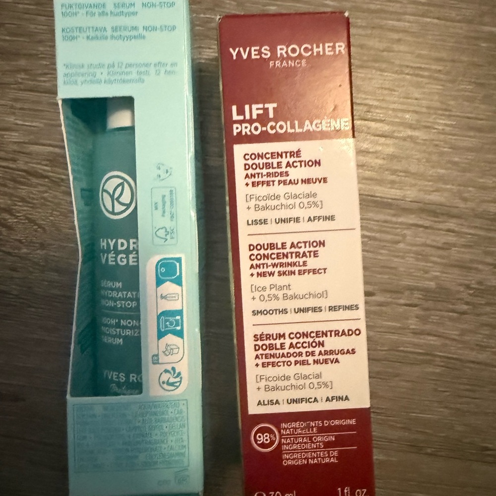 Yves Rocher Lift Pro-Collagen Serum or non stop hydrating serum